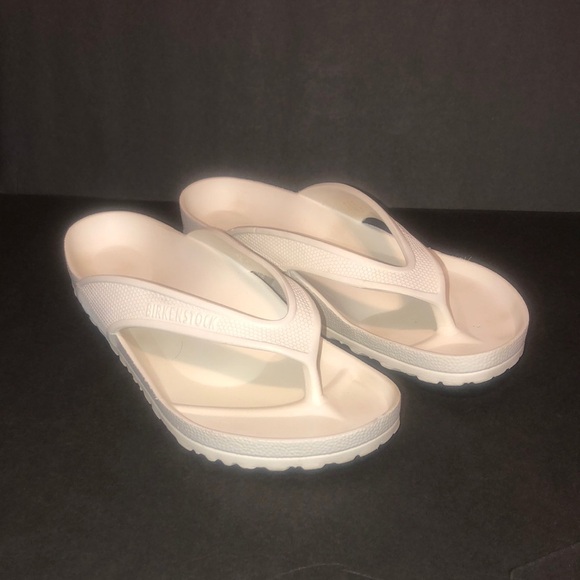 Birkenstock Shoes - Birkenstock Honolulu White Flip Flop Sandals